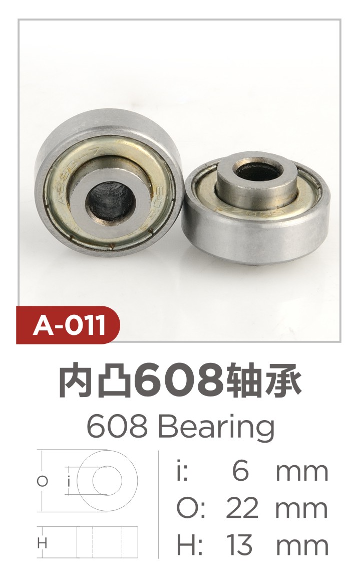 608 convex ball bearing