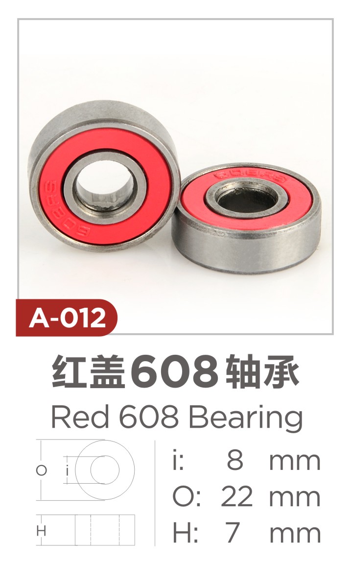 608rs deep groove ball bearing