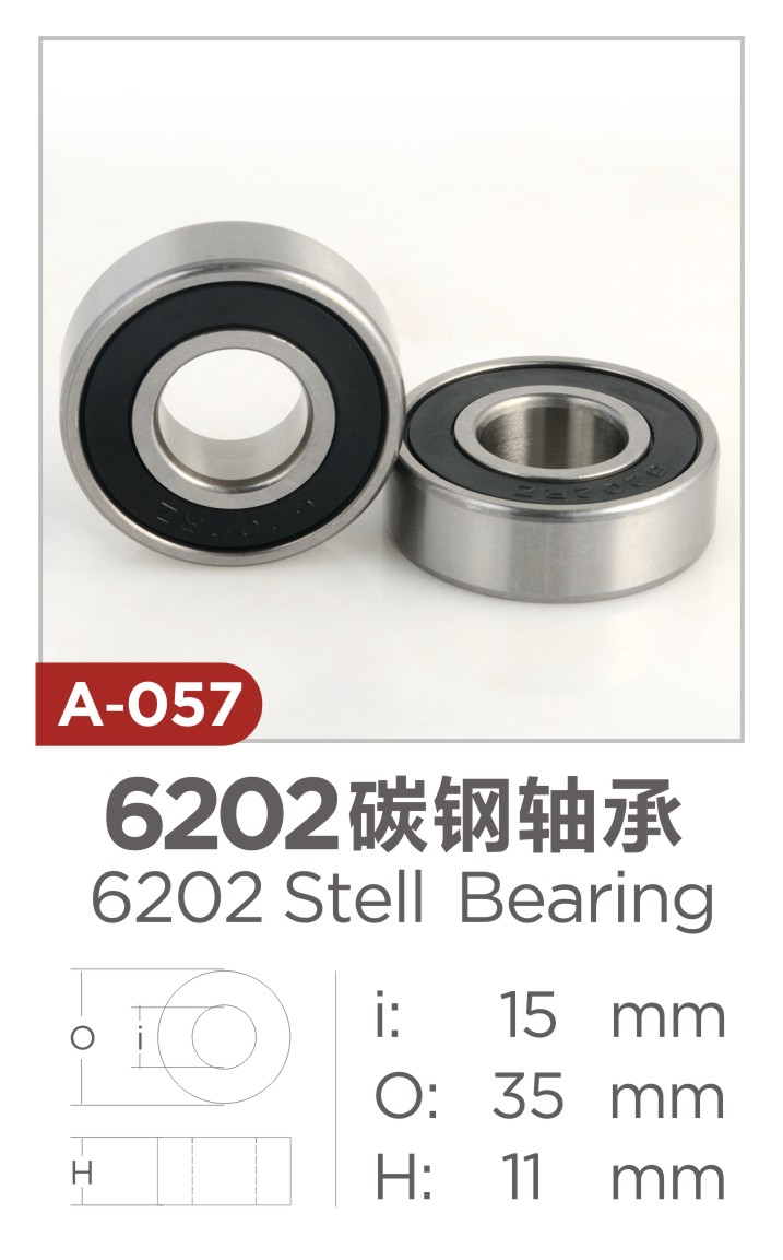 6202 steel bearing